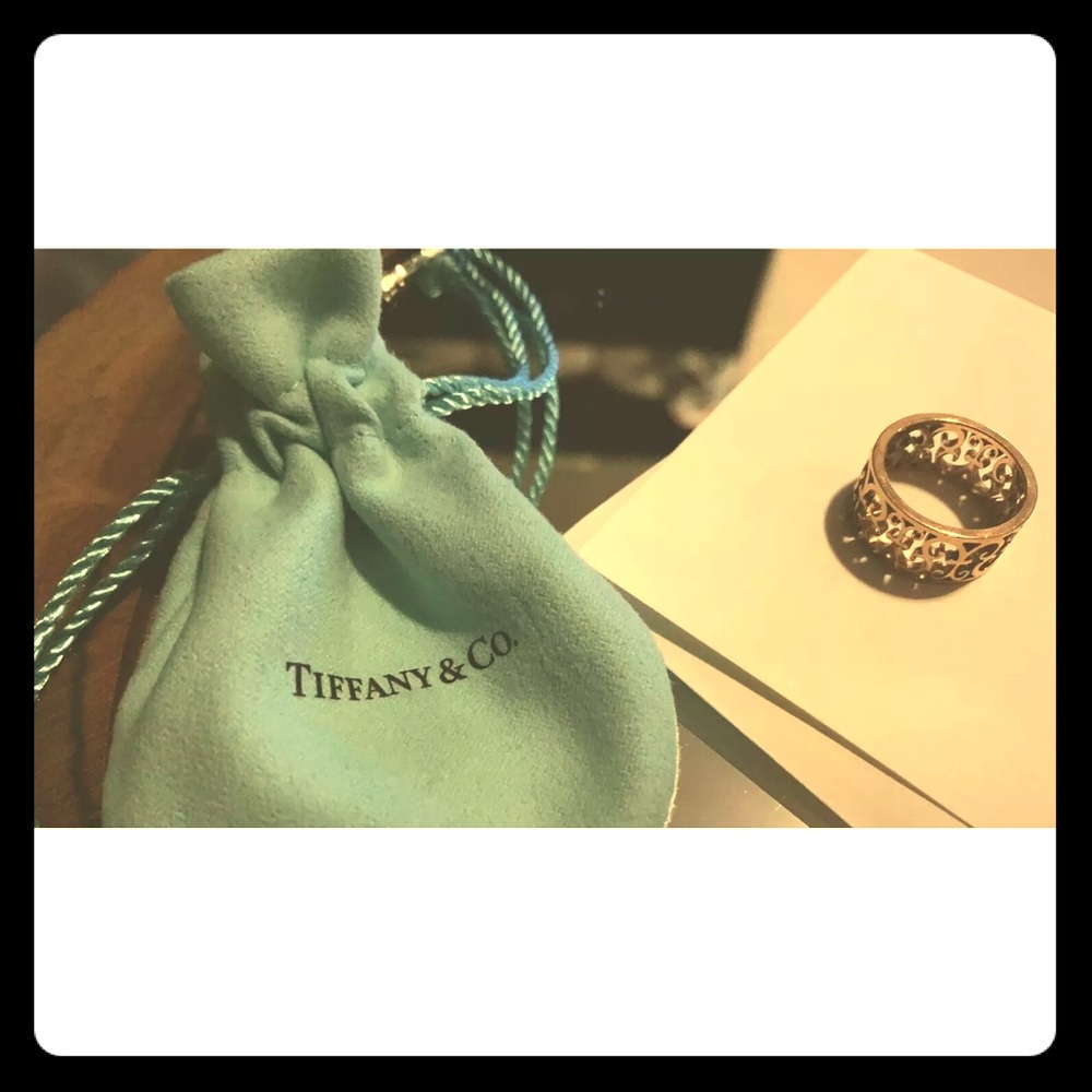 Tiffany & Co. Rose Gold Ring w/ Bag & Box